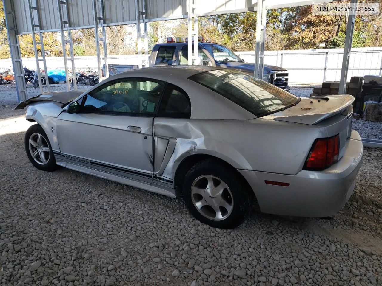 2000 Ford Mustang VIN: 1FAFP4045YF231555 Lot: 79288904