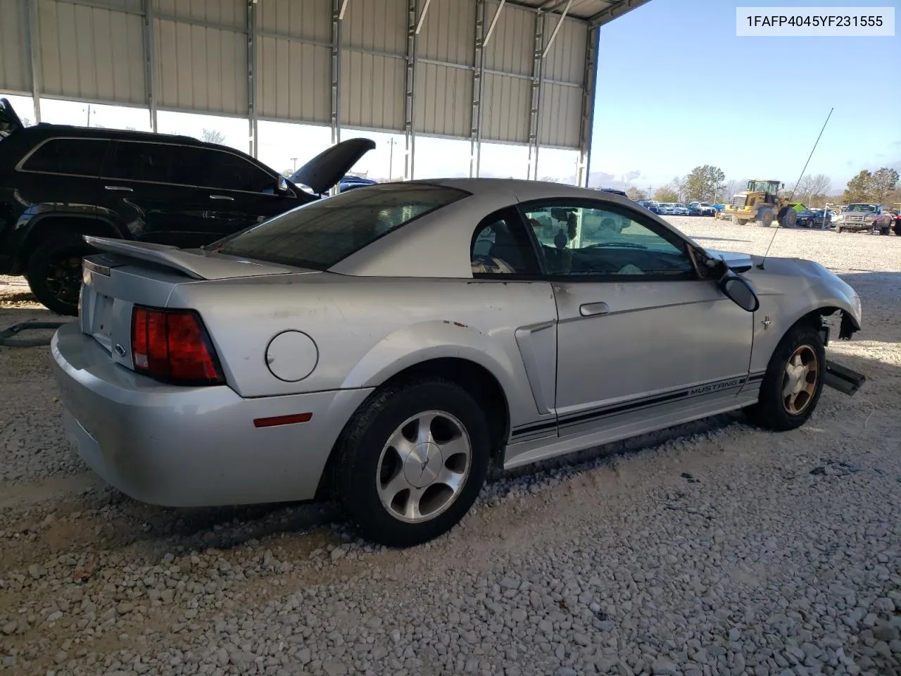 2000 Ford Mustang VIN: 1FAFP4045YF231555 Lot: 79288904