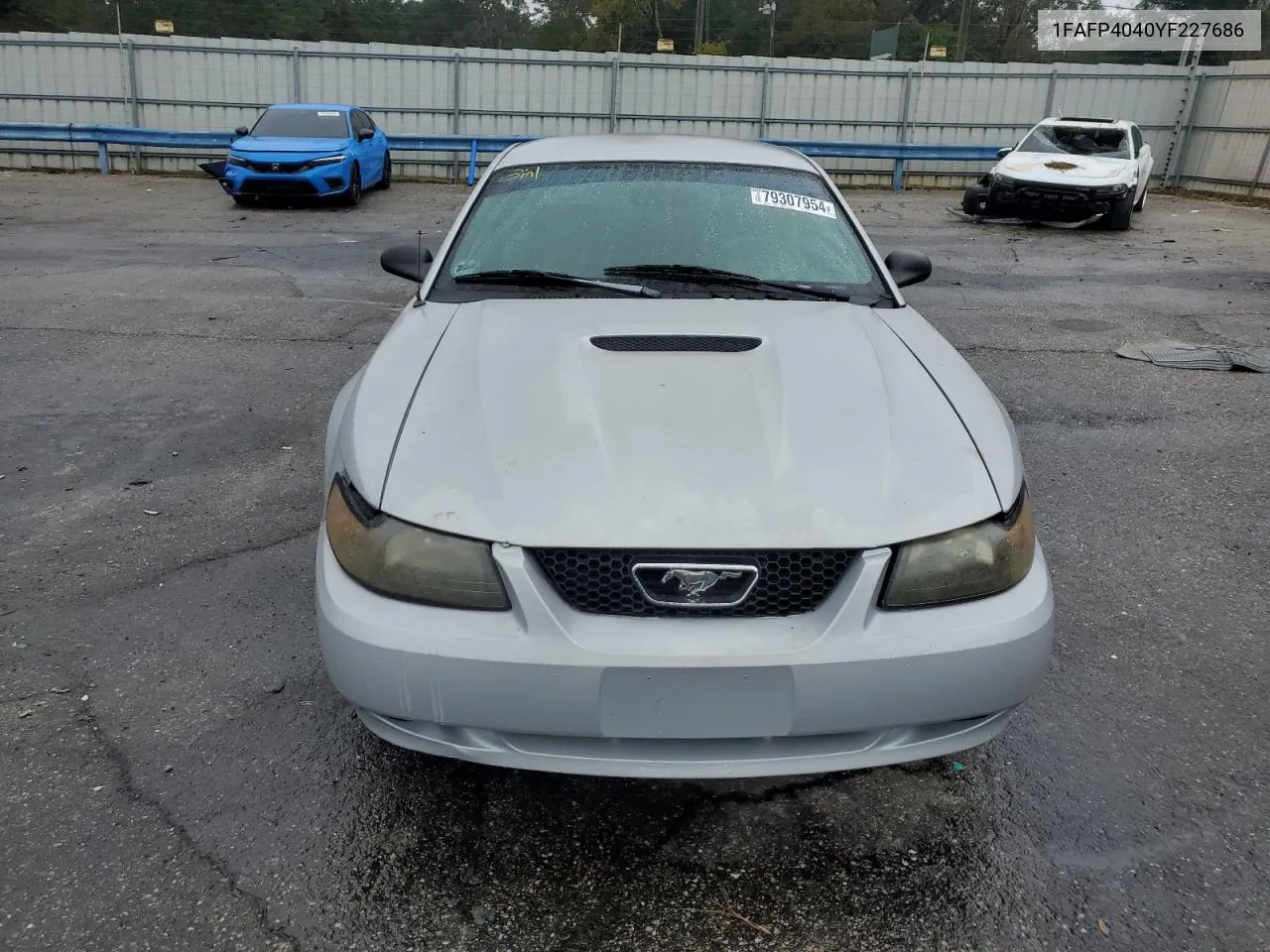 2000 Ford Mustang VIN: 1FAFP4040YF227686 Lot: 79307954