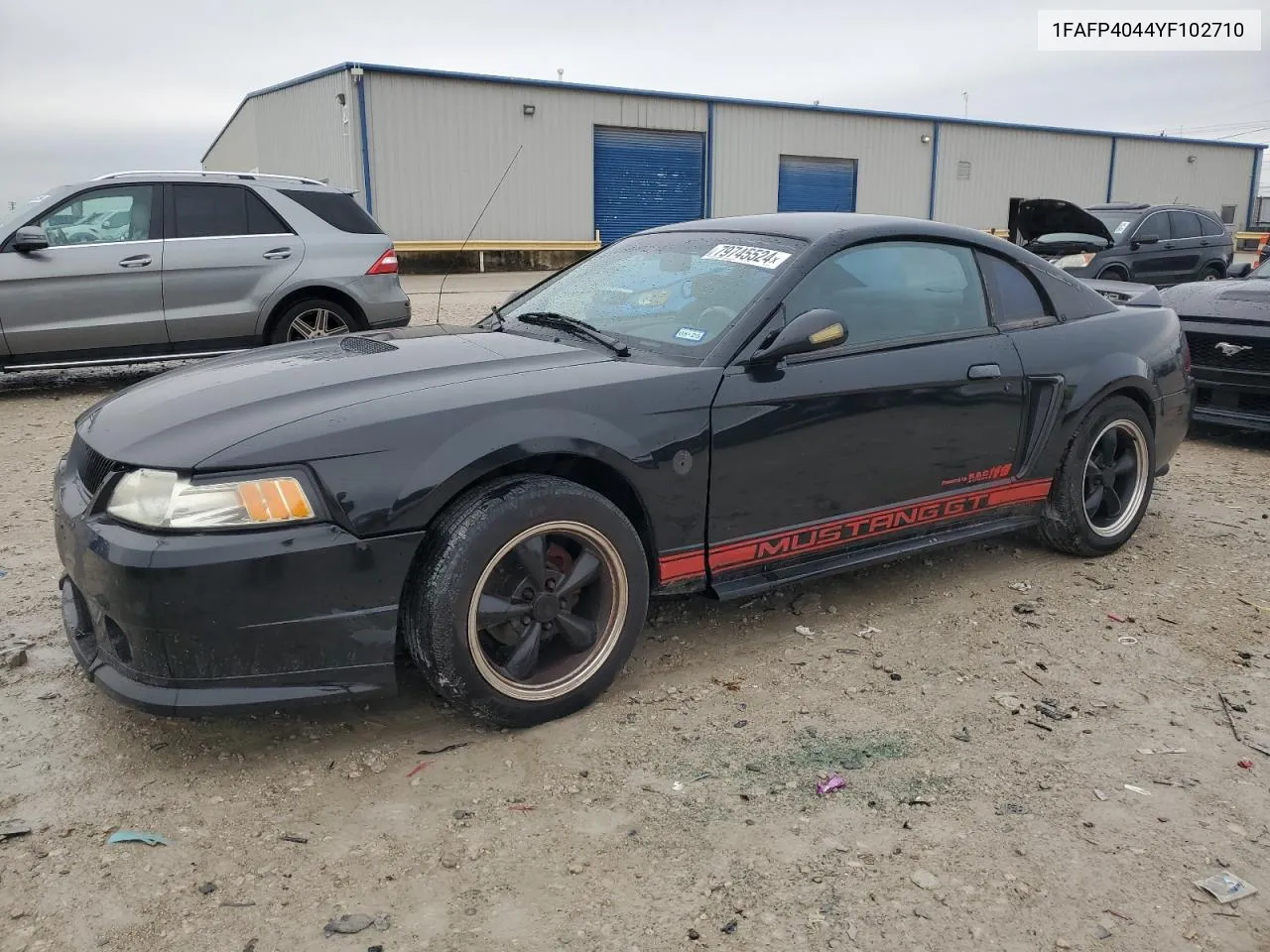 2000 Ford Mustang VIN: 1FAFP4044YF102710 Lot: 79745524