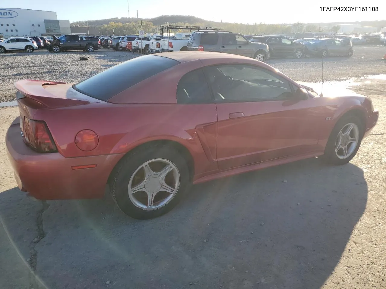 2000 Ford Mustang Gt VIN: 1FAFP42X3YF161108 Lot: 79828944