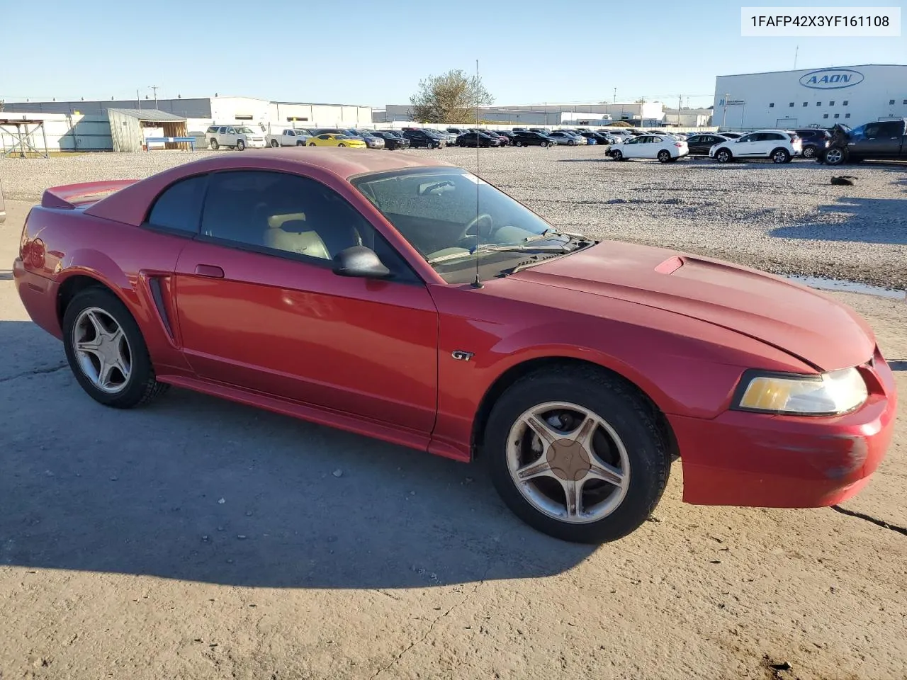 2000 Ford Mustang Gt VIN: 1FAFP42X3YF161108 Lot: 79828944