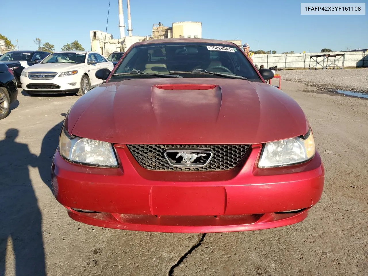 2000 Ford Mustang Gt VIN: 1FAFP42X3YF161108 Lot: 79828944