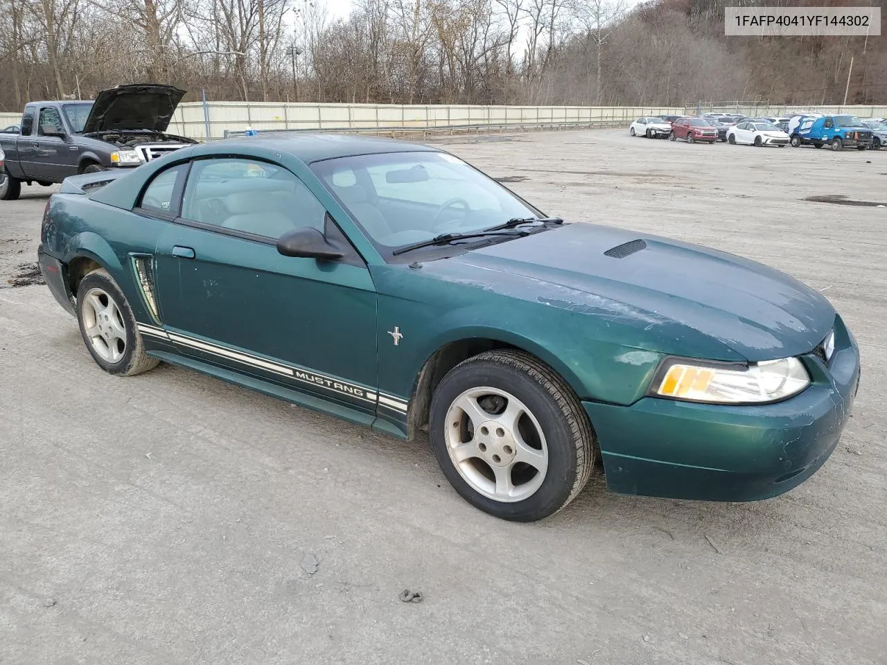 2000 Ford Mustang VIN: 1FAFP4041YF144302 Lot: 80855054