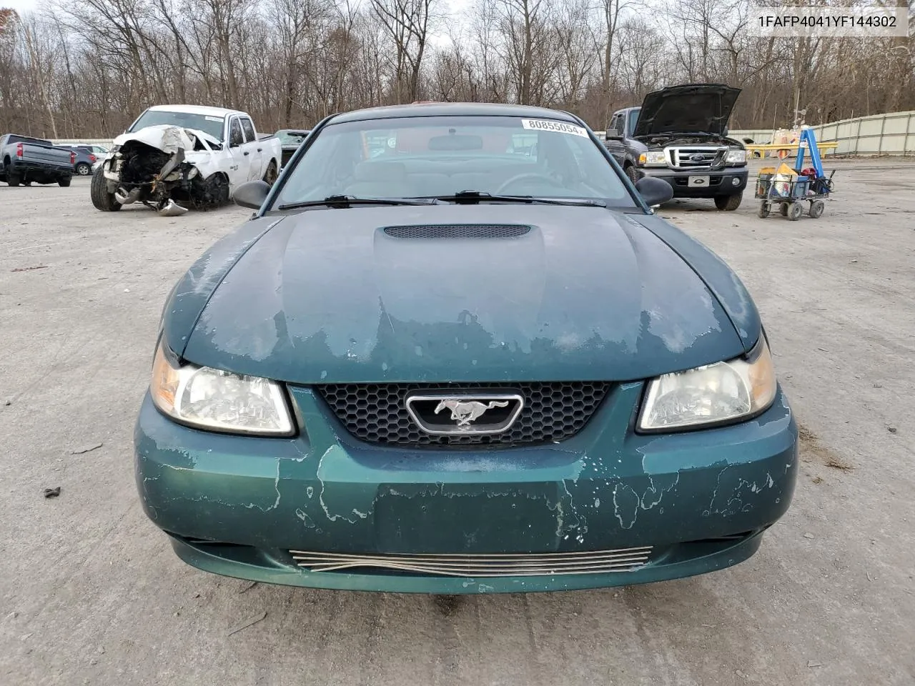 2000 Ford Mustang VIN: 1FAFP4041YF144302 Lot: 80855054