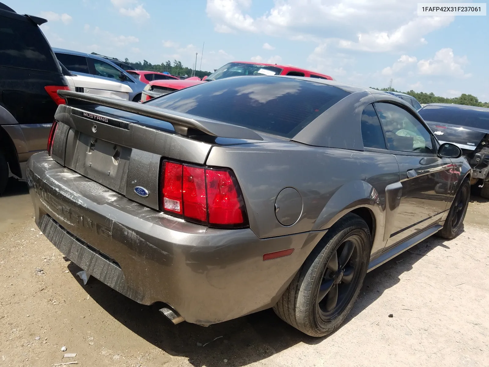 2001 Ford Mustang Gt VIN: 1FAFP42X31F237061 Lot: 46689041