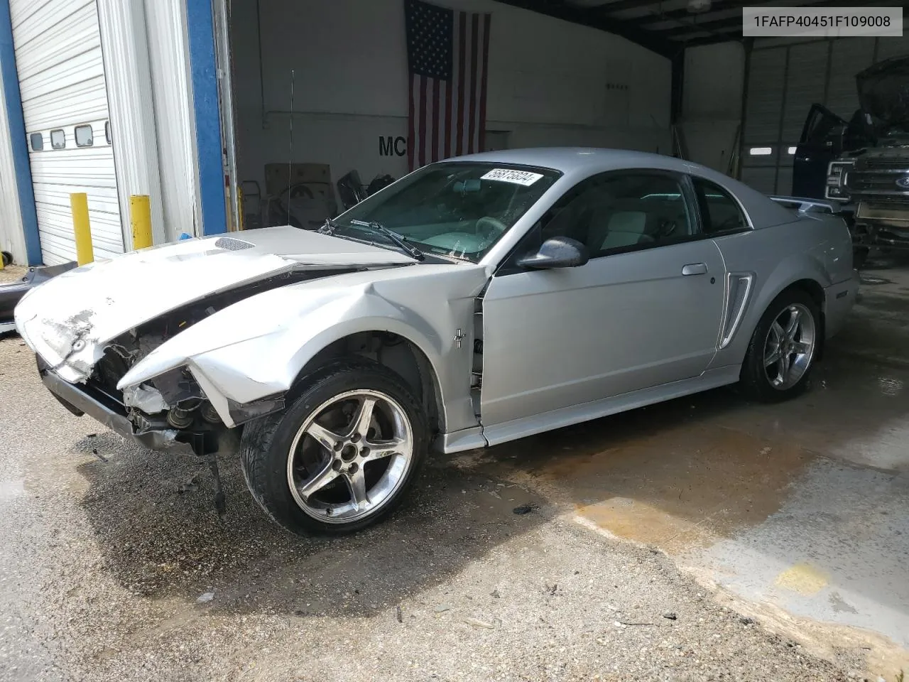 2001 Ford Mustang VIN: 1FAFP40451F109008 Lot: 56875804