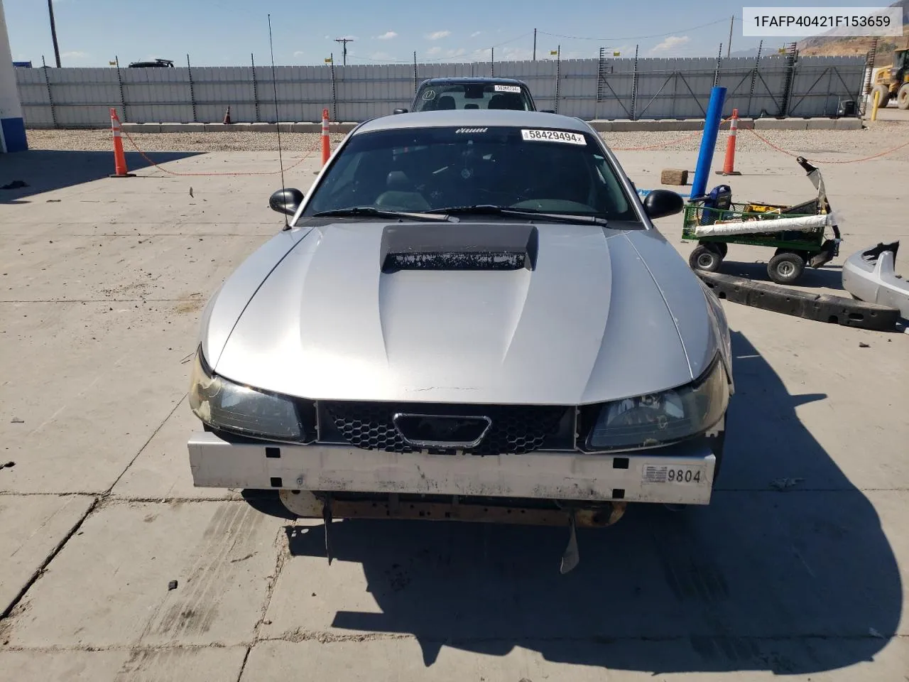 2001 Ford Mustang VIN: 1FAFP40421F153659 Lot: 58429494