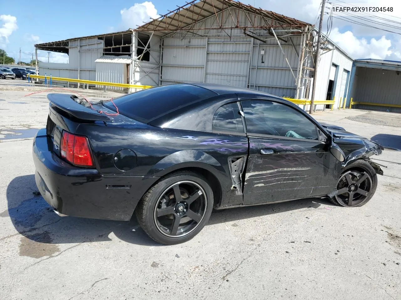 2001 Ford Mustang Gt VIN: 1FAFP42X91F204548 Lot: 59306804