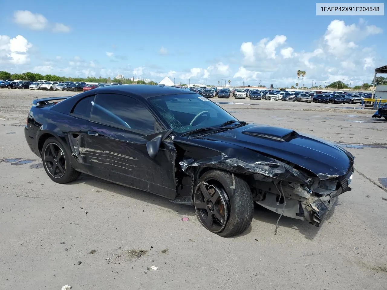 2001 Ford Mustang Gt VIN: 1FAFP42X91F204548 Lot: 59306804