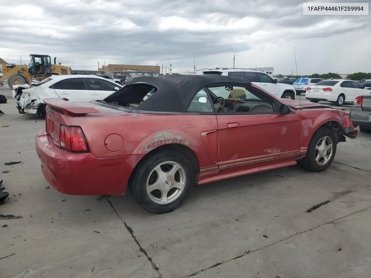 2001 Ford Mustang VIN: 1FAFP44461F259994 Lot: 60527564