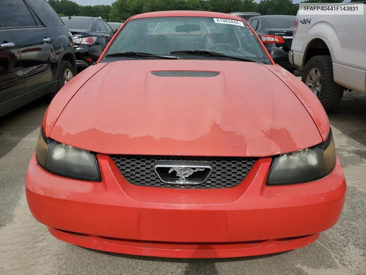 2001 Ford Mustang VIN: 1FAFP40441F143831 Lot: 61983444