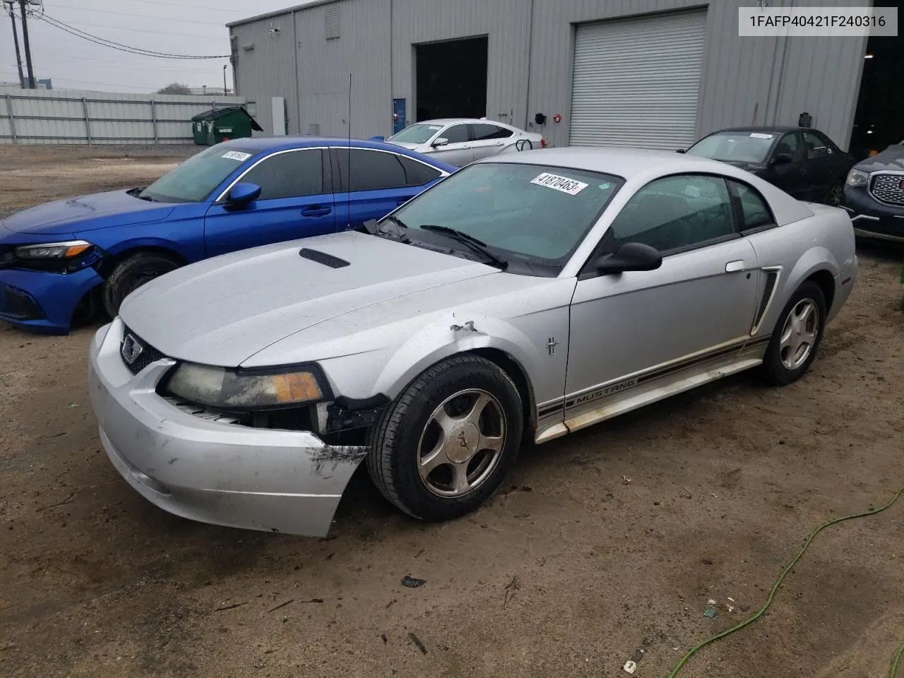 2001 Ford Mustang VIN: 1FAFP40421F240316 Lot: 64676134