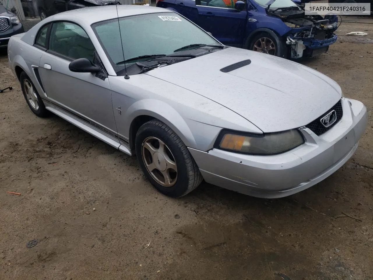 2001 Ford Mustang VIN: 1FAFP40421F240316 Lot: 64676134