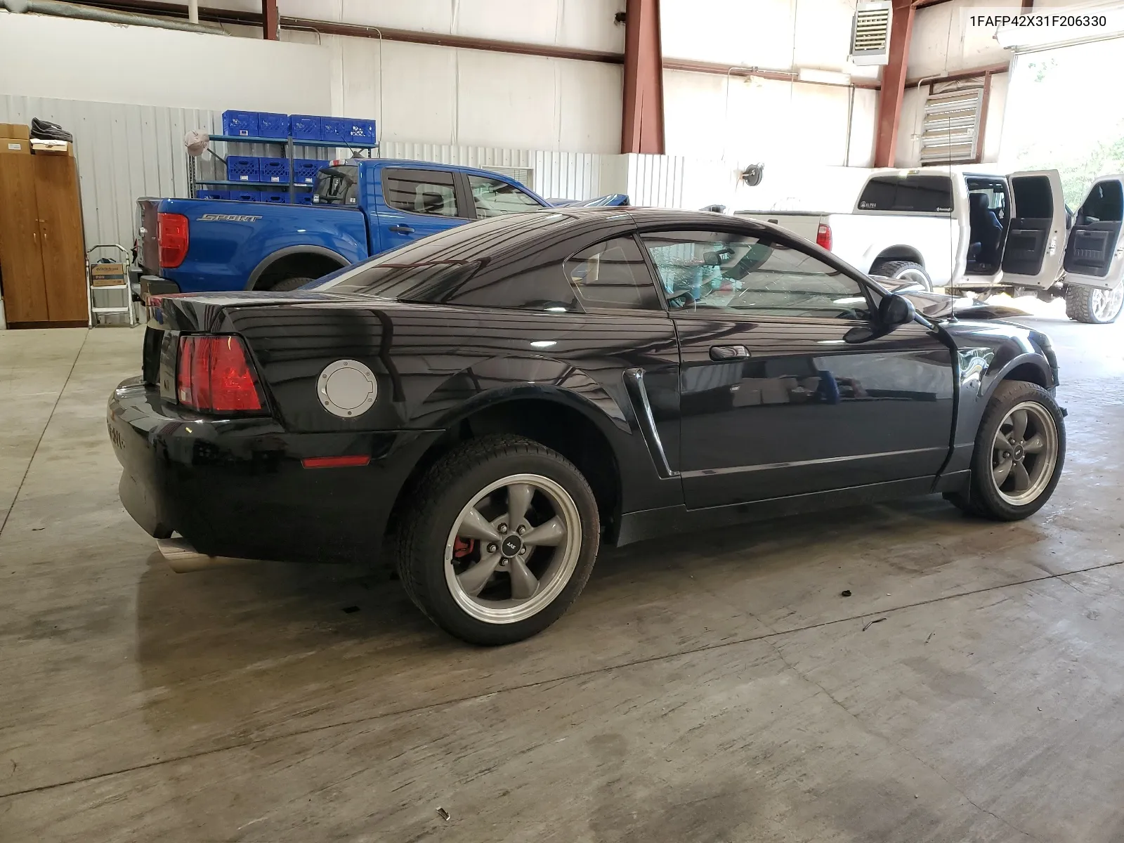 2001 Ford Mustang Gt VIN: 1FAFP42X31F206330 Lot: 65123214