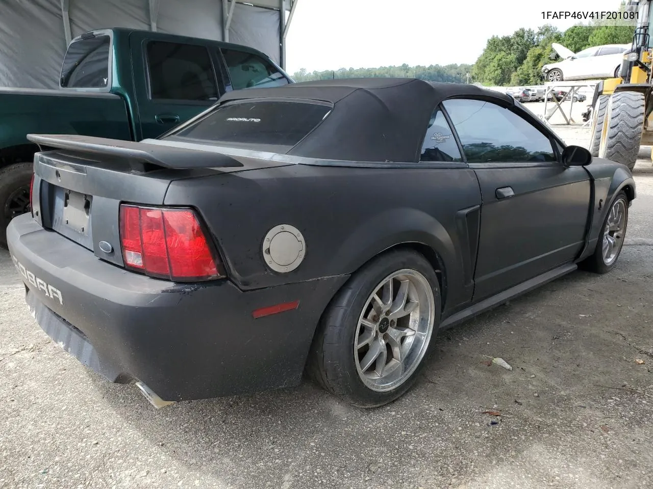 2001 Ford Mustang Cobra Svt VIN: 1FAFP46V41F201081 Lot: 65394034