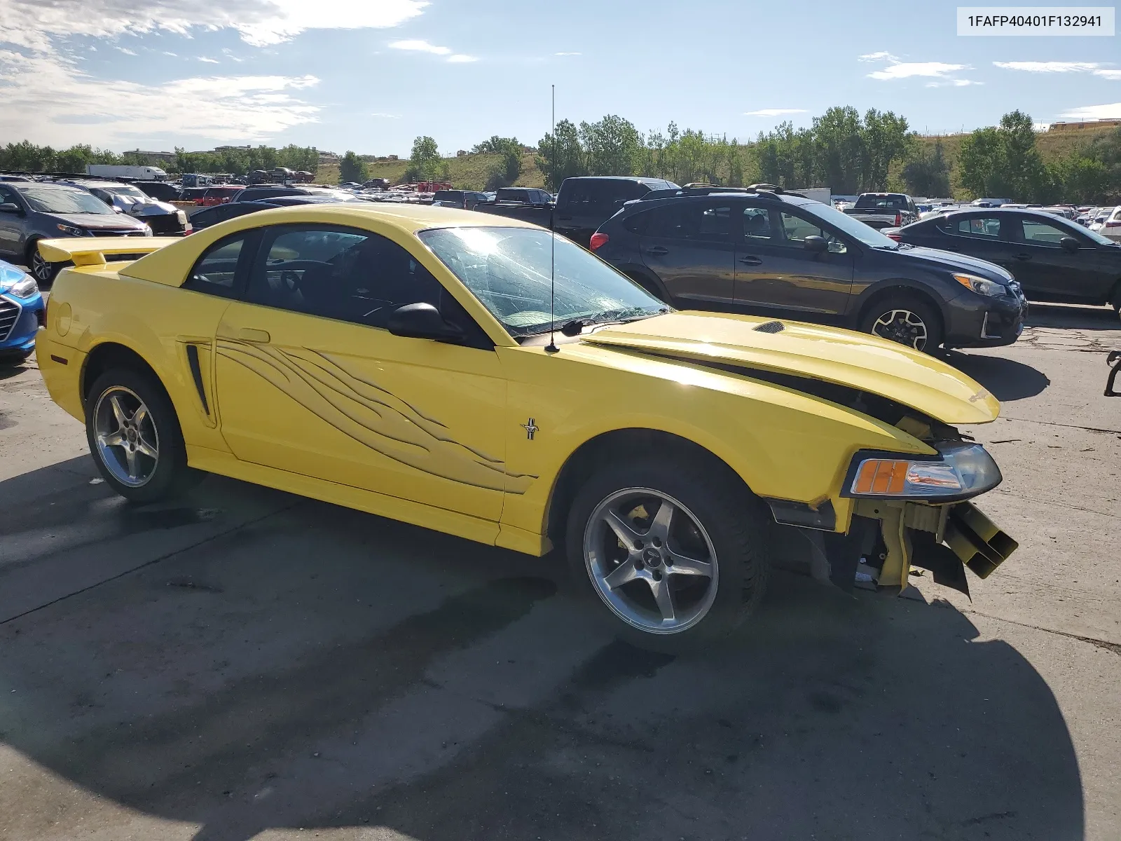 2001 Ford Mustang VIN: 1FAFP40401F132941 Lot: 66337934