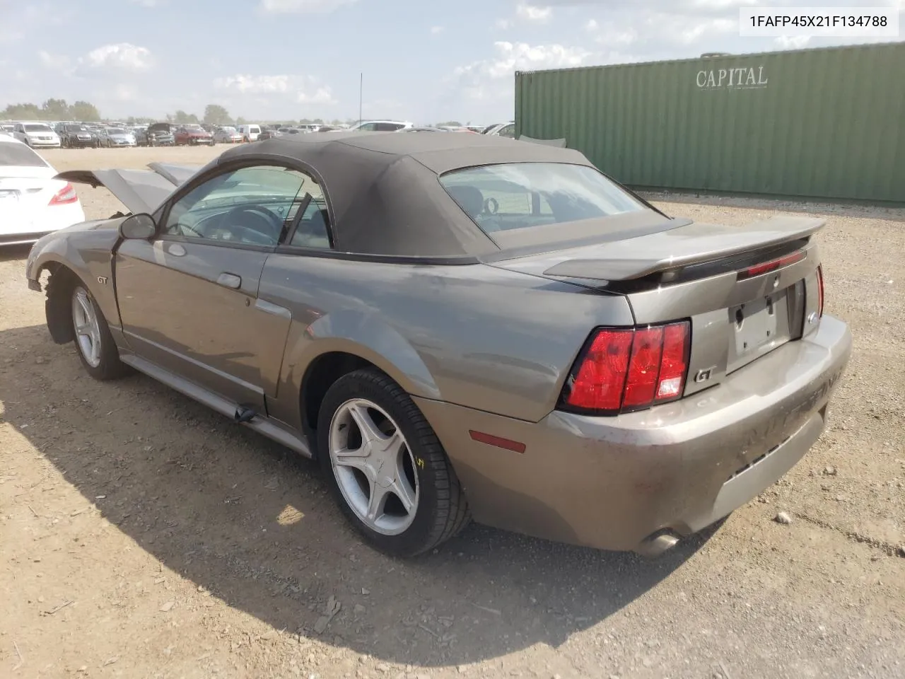 2001 Ford Mustang Gt VIN: 1FAFP45X21F134788 Lot: 67590104