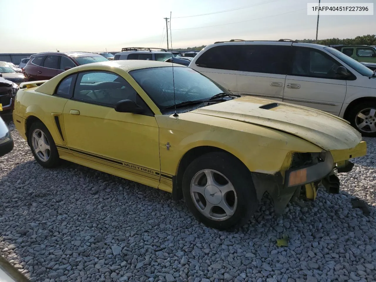 2001 Ford Mustang VIN: 1FAFP40451F227396 Lot: 69922944