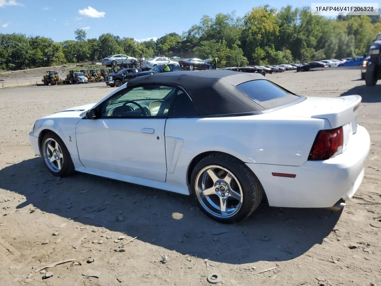 2001 Ford Mustang Cobra Svt VIN: 1FAFP46V41F206328 Lot: 71021924