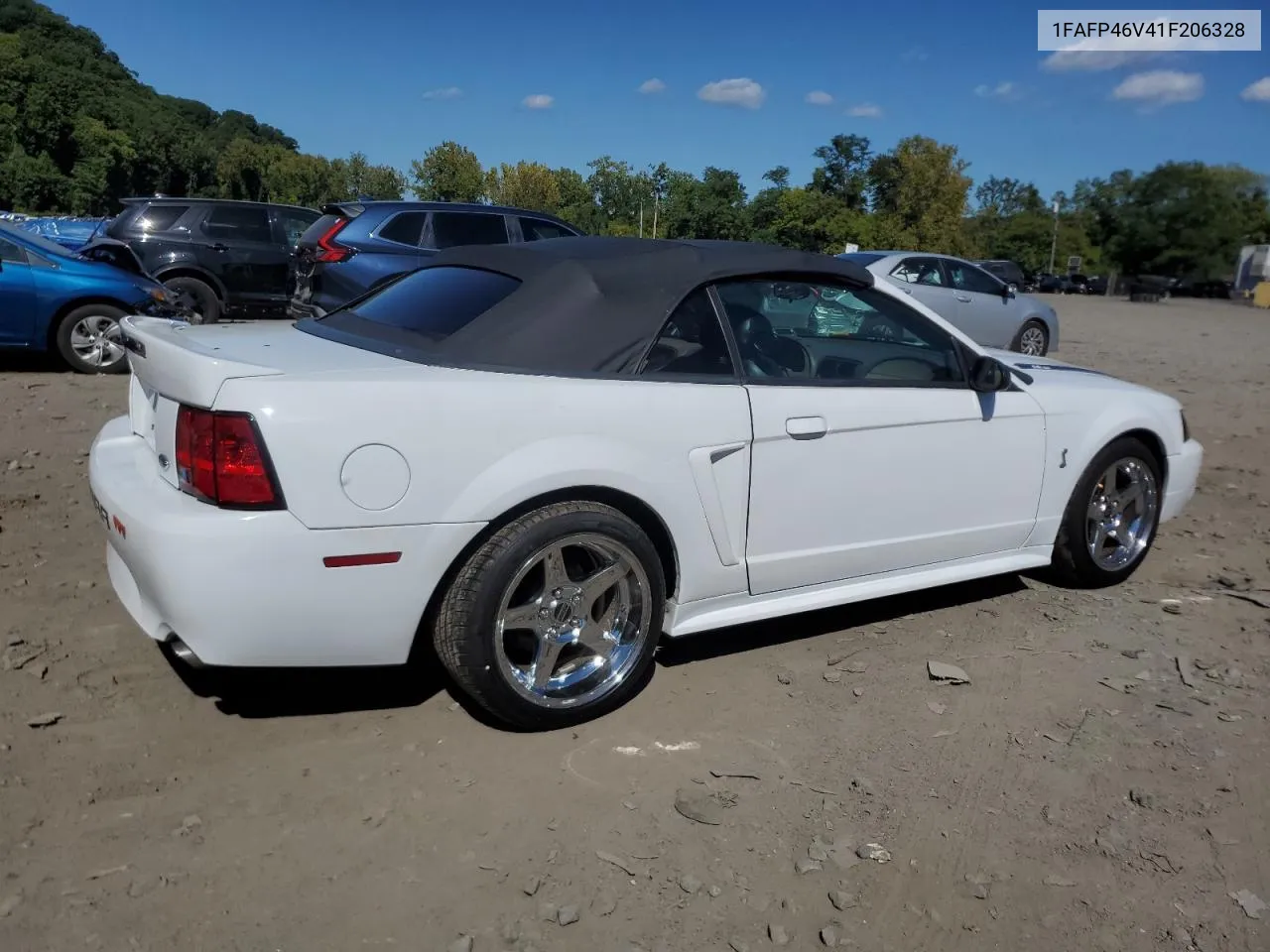 2001 Ford Mustang Cobra Svt VIN: 1FAFP46V41F206328 Lot: 71021924