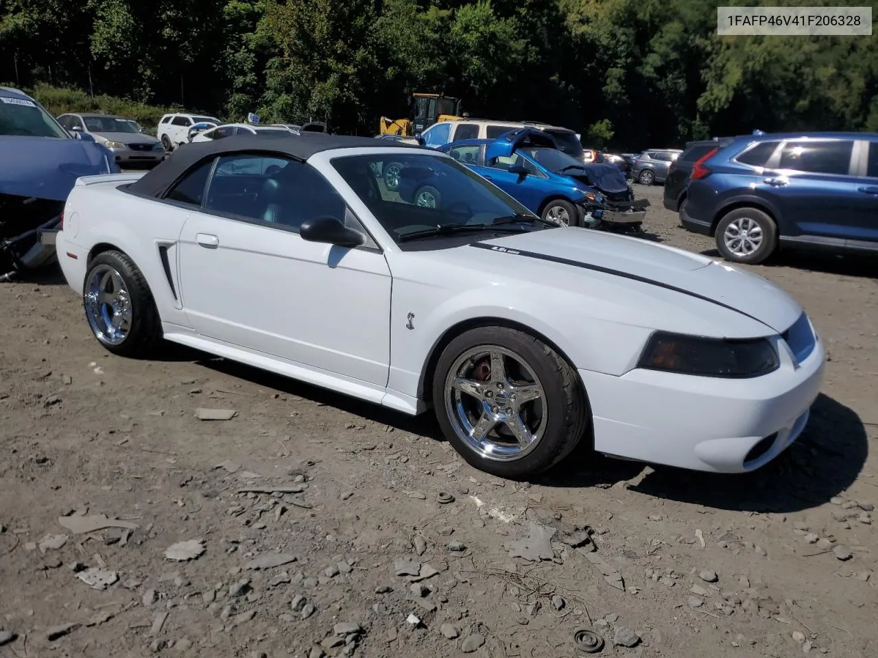 2001 Ford Mustang Cobra Svt VIN: 1FAFP46V41F206328 Lot: 71021924