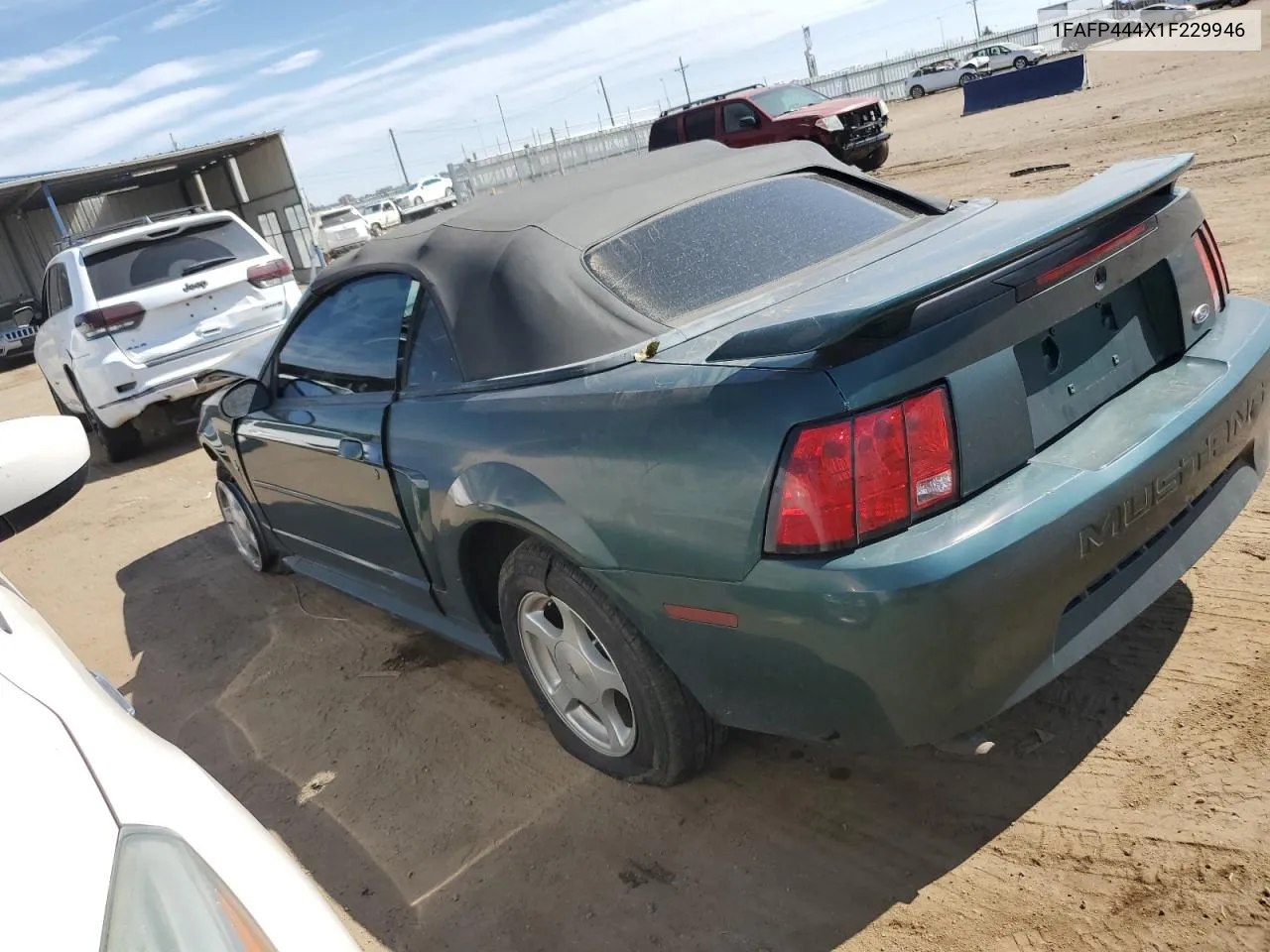 2001 Ford Mustang VIN: 1FAFP444X1F229946 Lot: 71250714