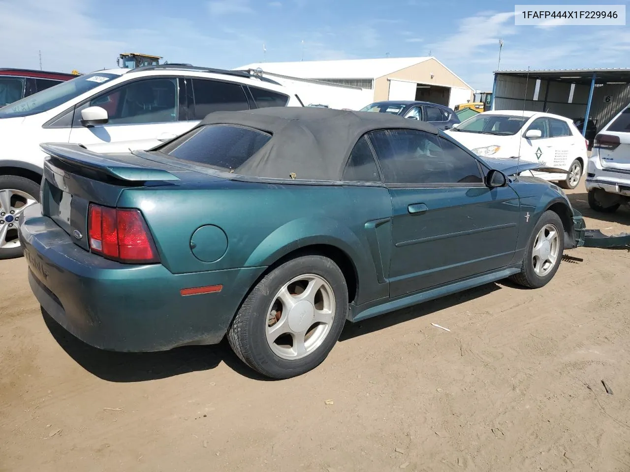 2001 Ford Mustang VIN: 1FAFP444X1F229946 Lot: 71250714