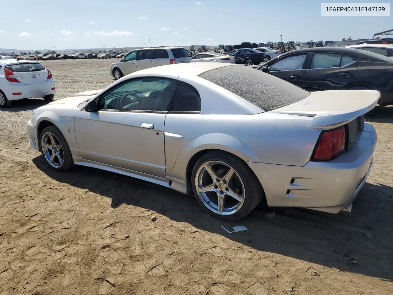 2001 Ford Mustang VIN: 1FAFP40411F147139 Lot: 72218294