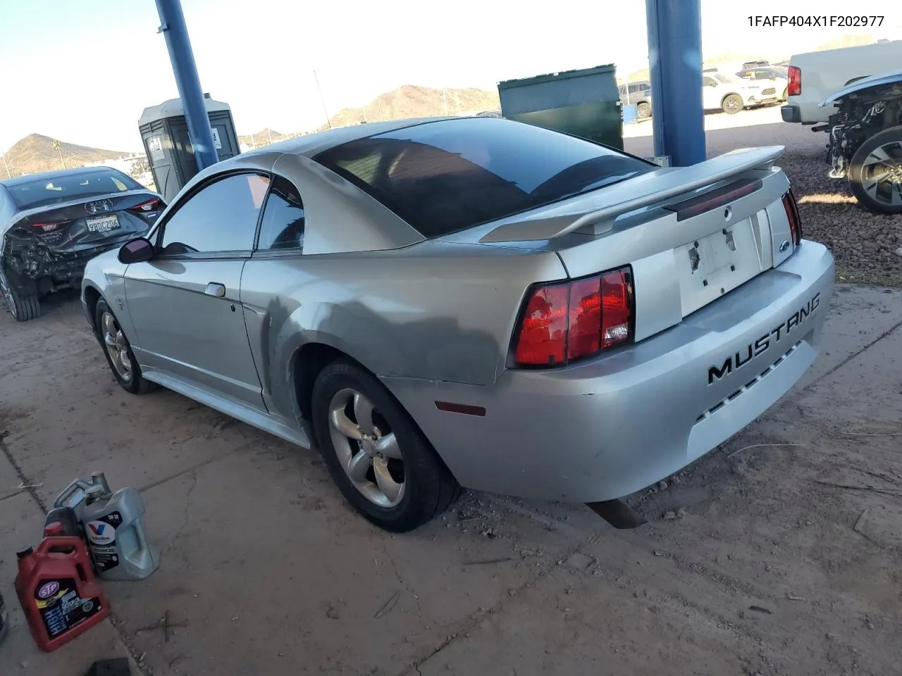 2001 Ford Mustang VIN: 1FAFP404X1F202977 Lot: 72599054