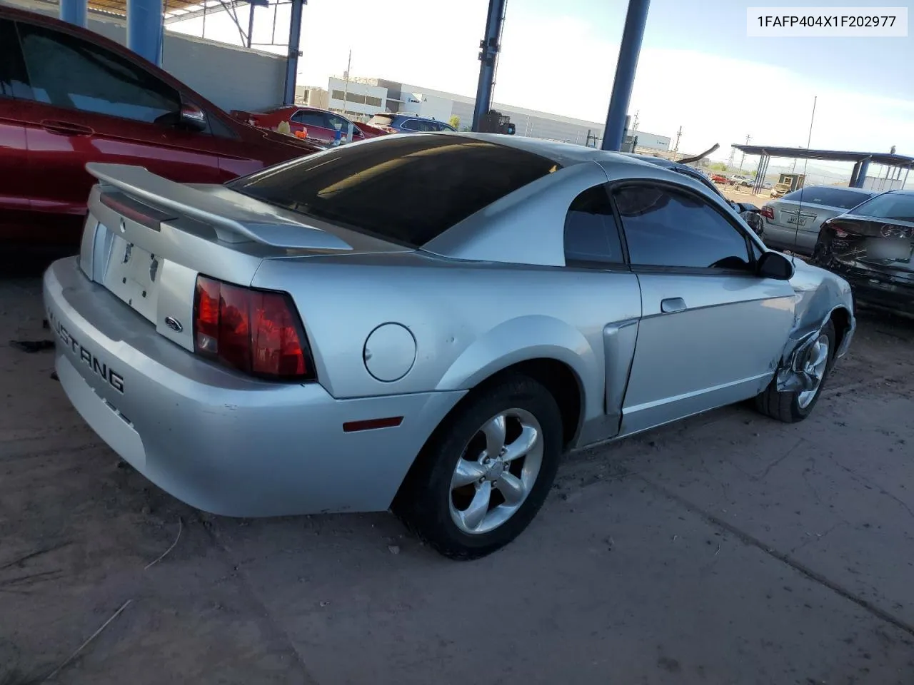 2001 Ford Mustang VIN: 1FAFP404X1F202977 Lot: 72599054