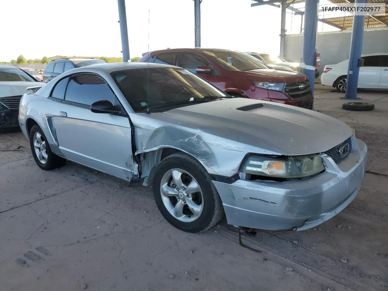 2001 Ford Mustang VIN: 1FAFP404X1F202977 Lot: 72599054