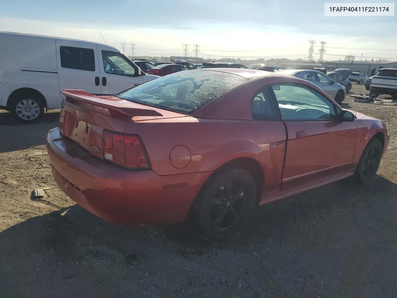 2001 Ford Mustang VIN: 1FAFP40411F221174 Lot: 73039584