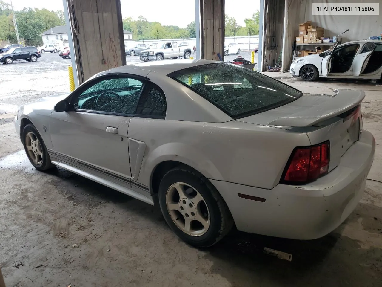 2001 Ford Mustang VIN: 1FAFP40481F115806 Lot: 73707464