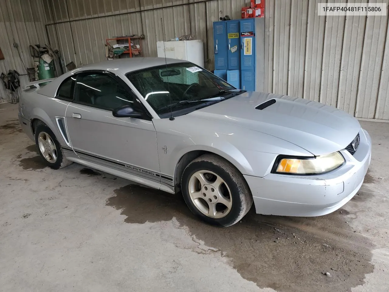 2001 Ford Mustang VIN: 1FAFP40481F115806 Lot: 73707464