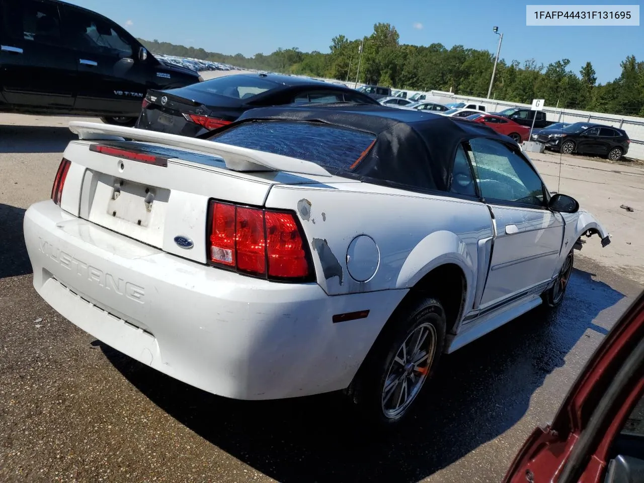 2001 Ford Mustang VIN: 1FAFP44431F131695 Lot: 74357874