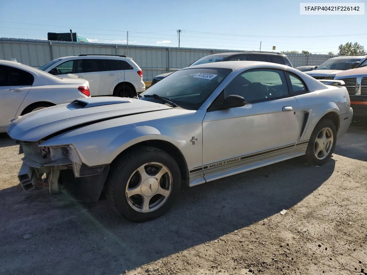 2001 Ford Mustang VIN: 1FAFP40421F226142 Lot: 74702324