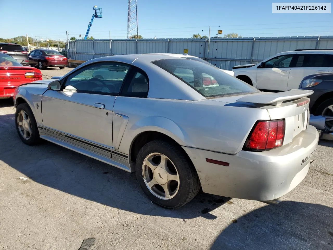 2001 Ford Mustang VIN: 1FAFP40421F226142 Lot: 74702324