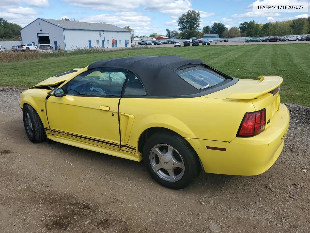 2001 Ford Mustang VIN: 1FAFP44471F207077 Lot: 75549384