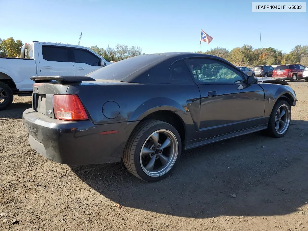 2001 Ford Mustang VIN: 1FAFP40401F165633 Lot: 75740184