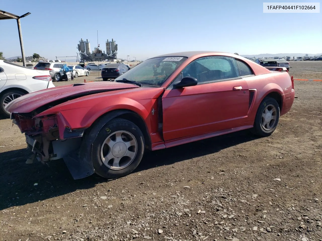 2001 Ford Mustang VIN: 1FAFP40441F102664 Lot: 75757914