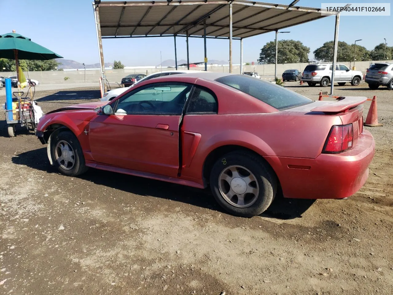 2001 Ford Mustang VIN: 1FAFP40441F102664 Lot: 75757914