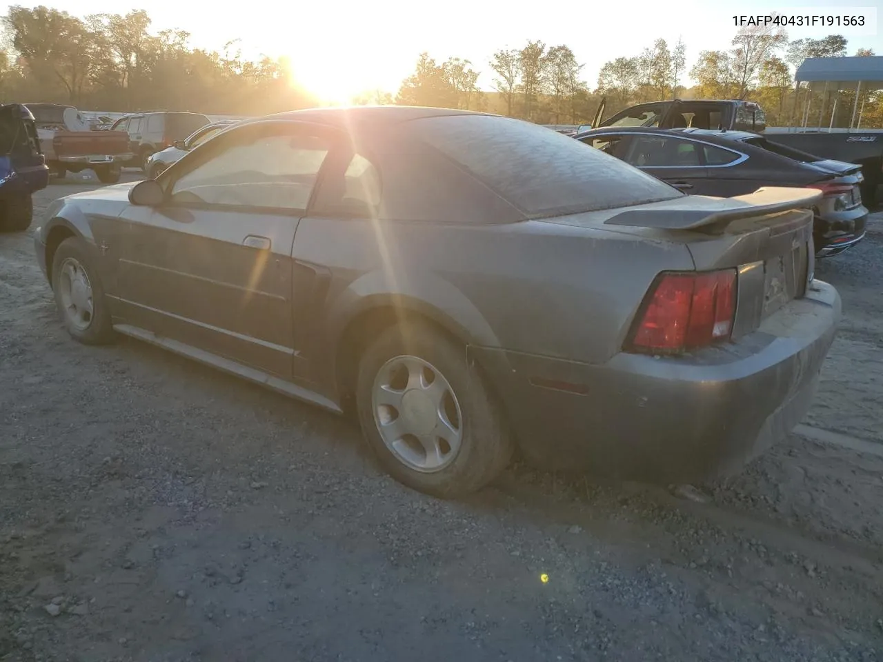 2001 Ford Mustang VIN: 1FAFP40431F191563 Lot: 76200744