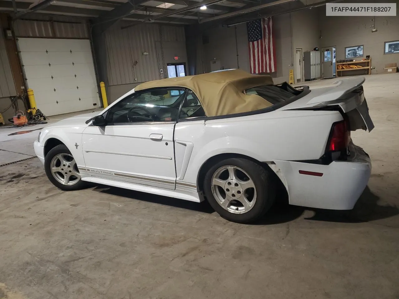 2001 Ford Mustang VIN: 1FAFP44471F188207 Lot: 76478304