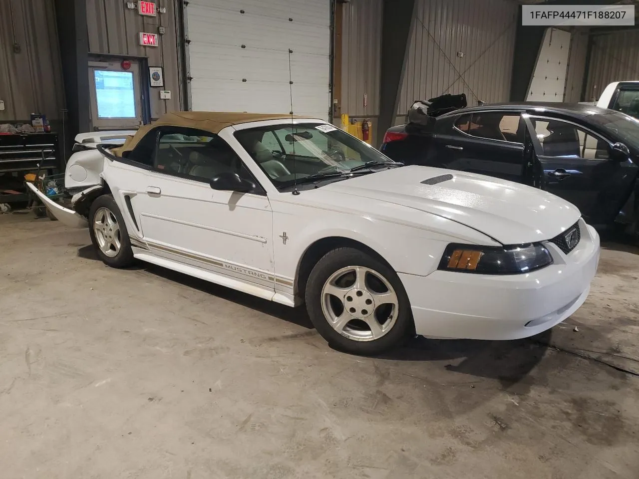 2001 Ford Mustang VIN: 1FAFP44471F188207 Lot: 76478304