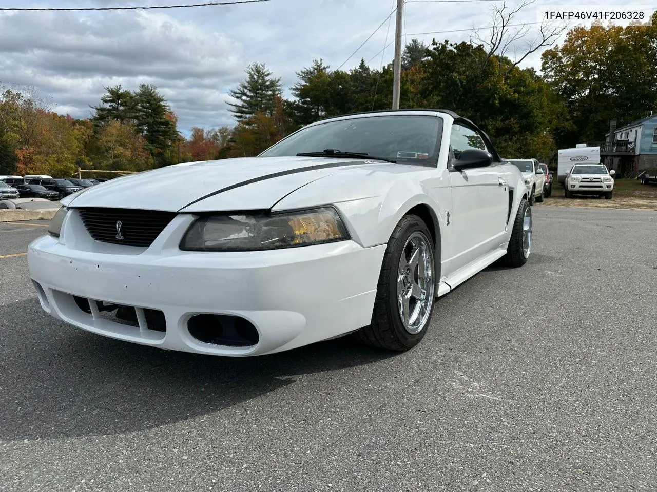 2001 Ford Mustang Cobra Svt VIN: 1FAFP46V41F206328 Lot: 76545774