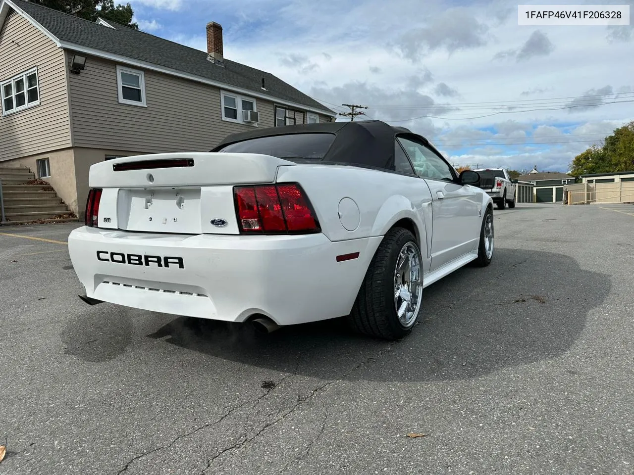 2001 Ford Mustang Cobra Svt VIN: 1FAFP46V41F206328 Lot: 76545774