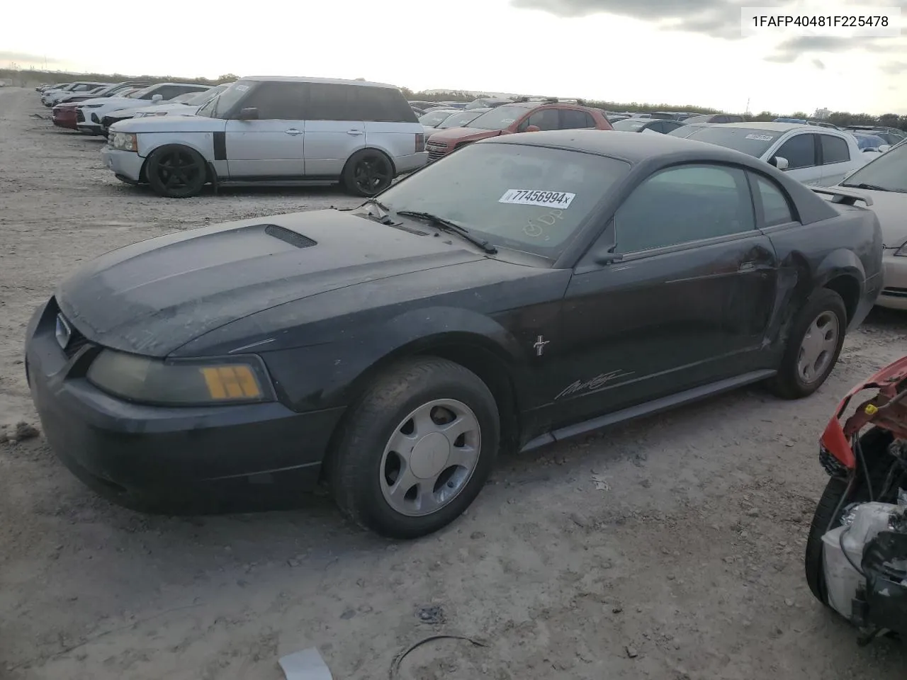 2001 Ford Mustang VIN: 1FAFP40481F225478 Lot: 77456994