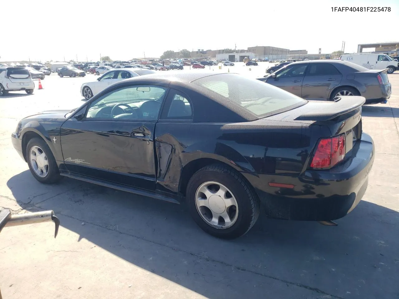 2001 Ford Mustang VIN: 1FAFP40481F225478 Lot: 77456994