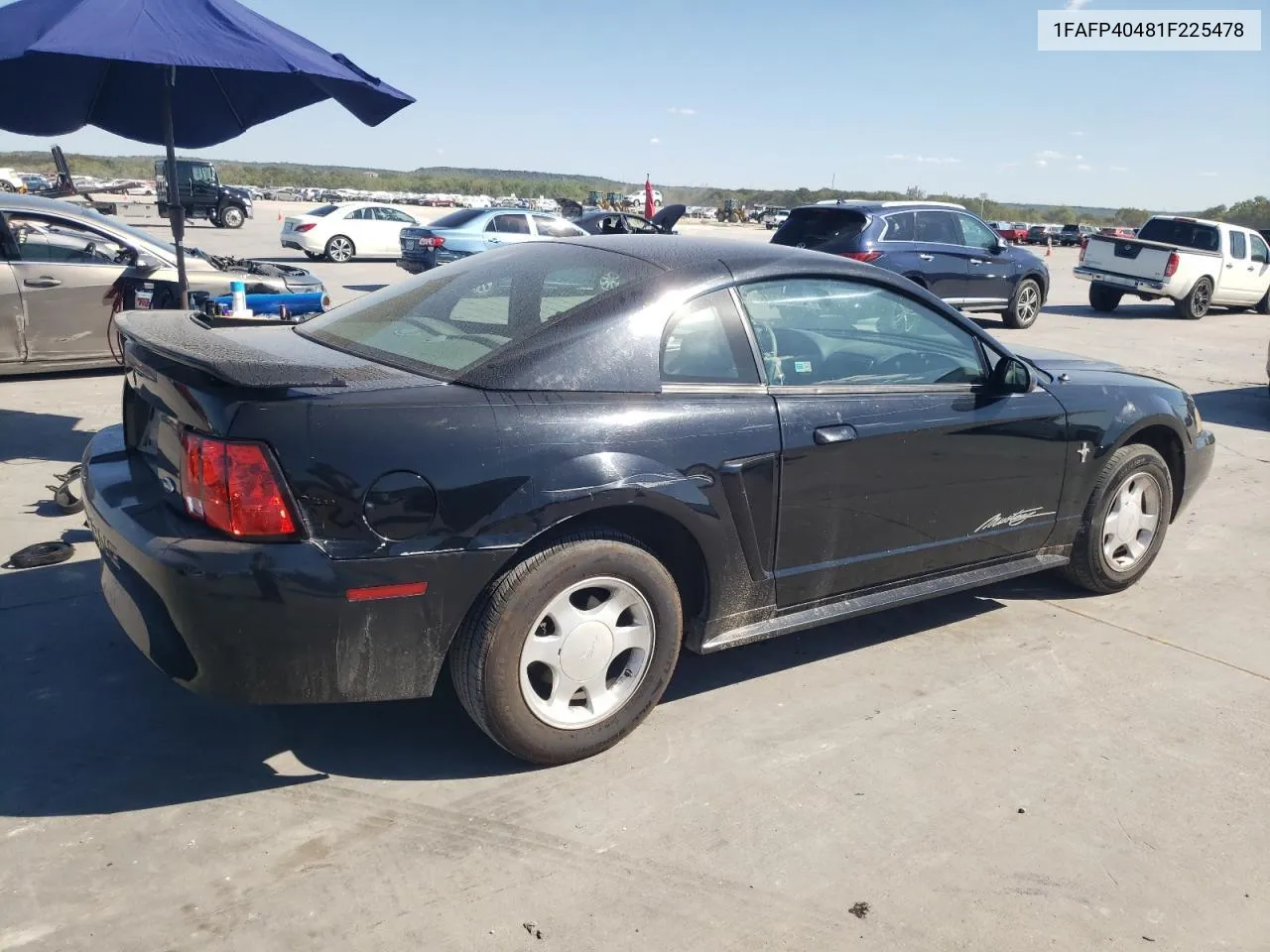 2001 Ford Mustang VIN: 1FAFP40481F225478 Lot: 77456994